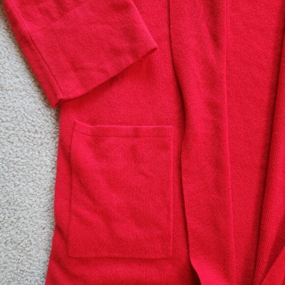 NWT Antonio Melani Cashmere Robe Cardigan *MISSING BELT* - Picture 4 of 9